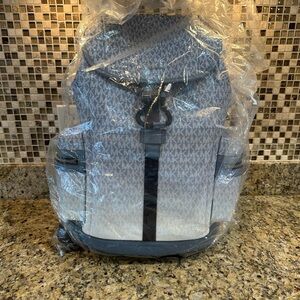 Micheal Kors travel bag blue and white